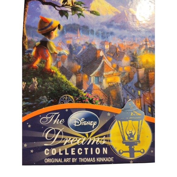 Disney Dream Collection & Thomas Kinkade 2013 Pinocchio 750pc Jigsaw Puzzle New - Picture 6 of 7